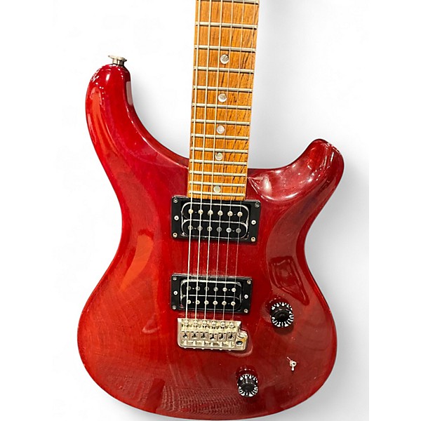 Vintage 1989 PRS Standard 24 Red Solid Body Electric Guitar