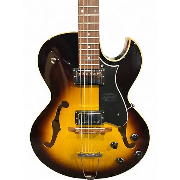 Used Heritage H575 2 Tone Sunburst Hollow Body Electric Guitar