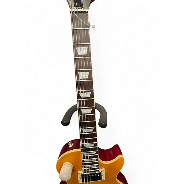 Used Epiphone Joe Bonamassa Les Paul Amber Solid Body Electric Guitar