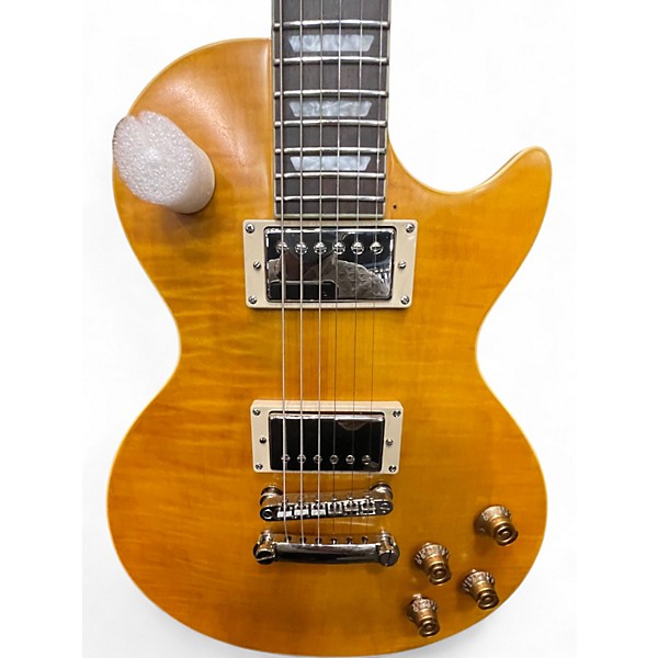 Used Epiphone Joe Bonamassa Les Paul Amber Solid Body Electric Guitar