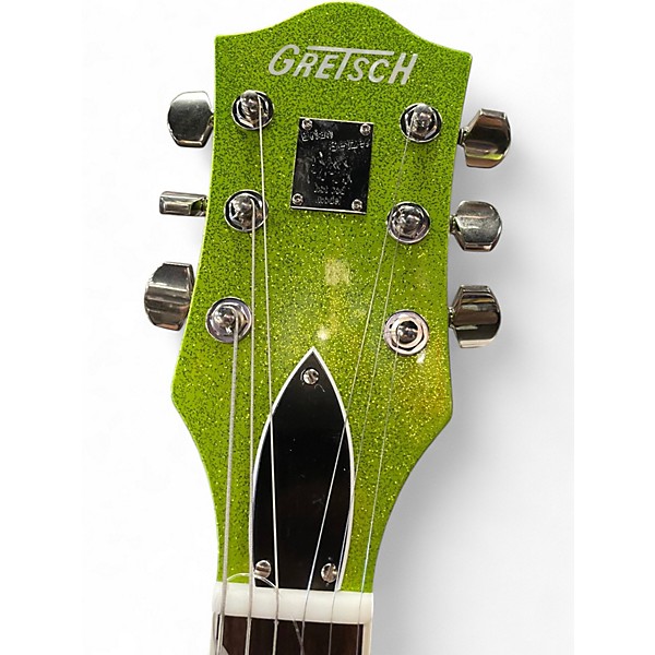 Used Gretsch Guitars G6120SH Brian Setzer Signature Hot Rod Extreme Coolant Green Hollow Body Electric Guitar