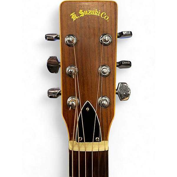 Used 1970s K.suzuki Co. w300dx Antique Natural Acoustic Guitar