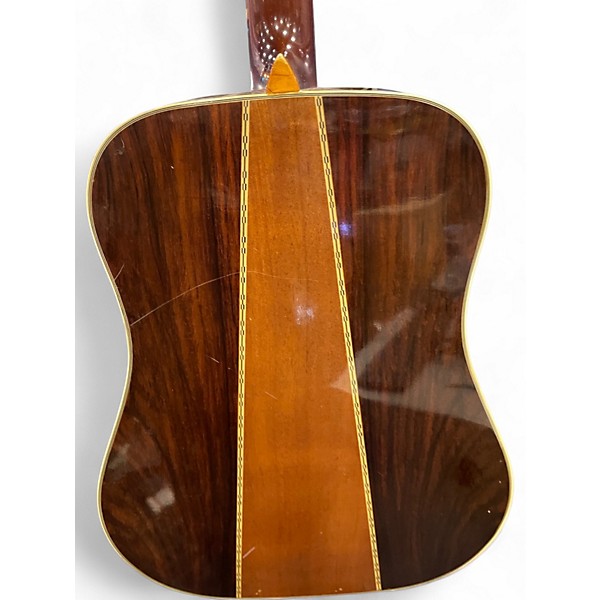 Used 1970s K.suzuki Co. w300dx Antique Natural Acoustic Guitar