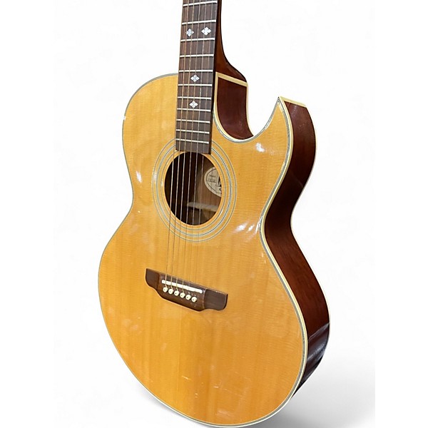 Used Epiphone PR5E Natural Acoustic Electric Guitar