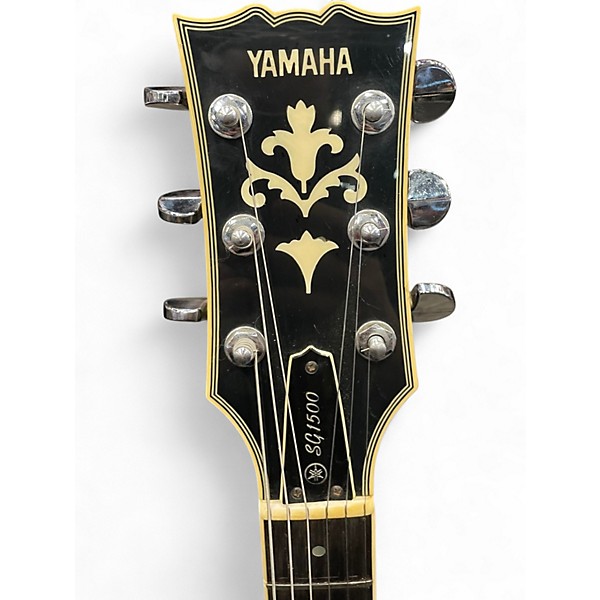 Vintage 1970s Yamaha SG1500 Black Solid Body Electric Guitar