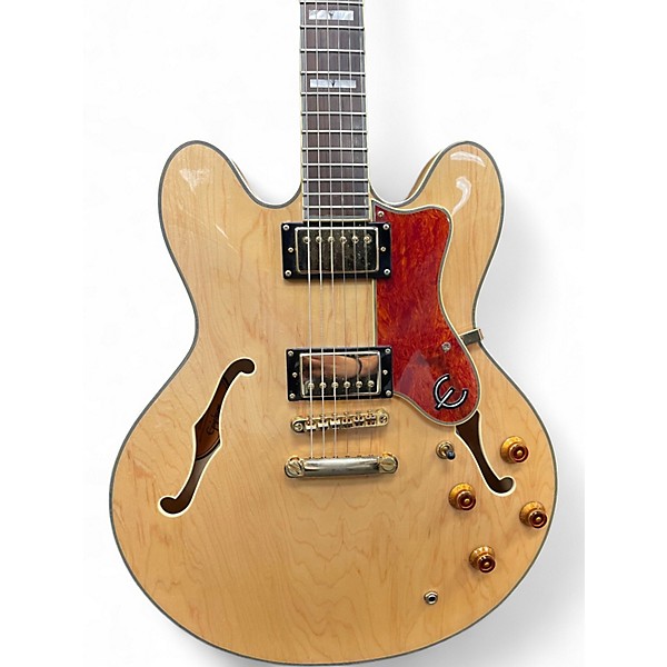Used Epiphone Sheraton II Natural Hollow Body Electric Guitar