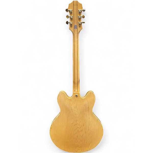 Used Epiphone Sheraton II Natural Hollow Body Electric Guitar