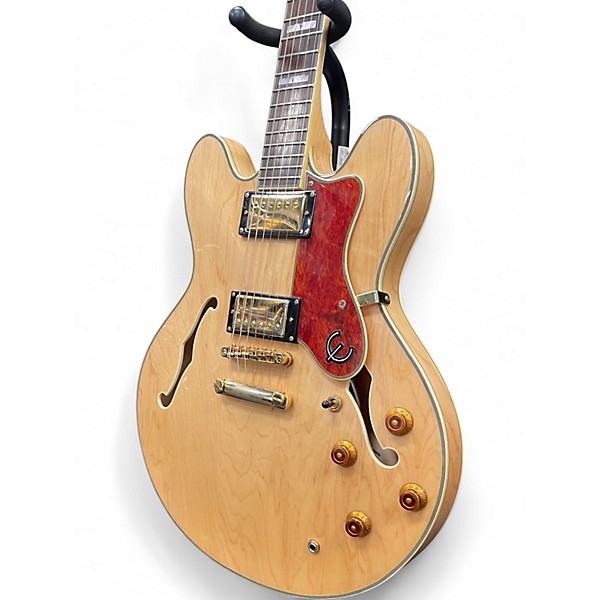 Used Epiphone Sheraton II Natural Hollow Body Electric Guitar