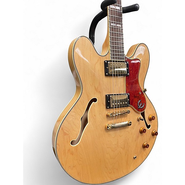 Used Epiphone Sheraton II Natural Hollow Body Electric Guitar