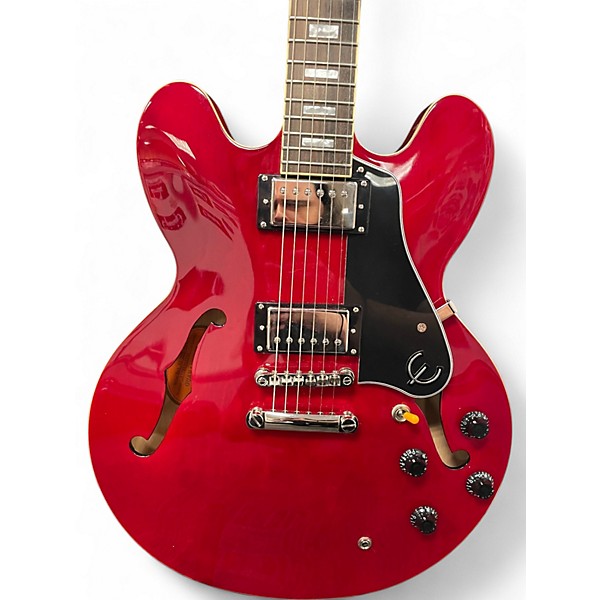 Used Epiphone ES335 Pro Red Hollow Body Electric Guitar