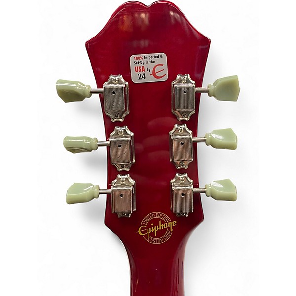 Used Epiphone ES335 Pro Red Hollow Body Electric Guitar