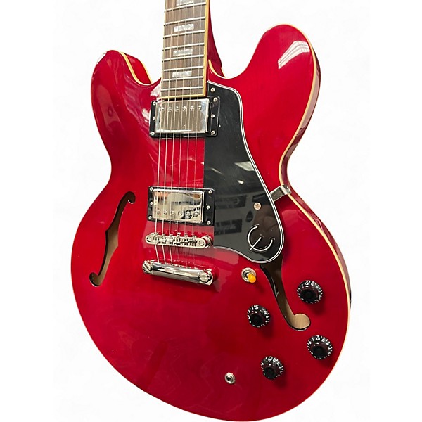 Used Epiphone ES335 Pro Red Hollow Body Electric Guitar
