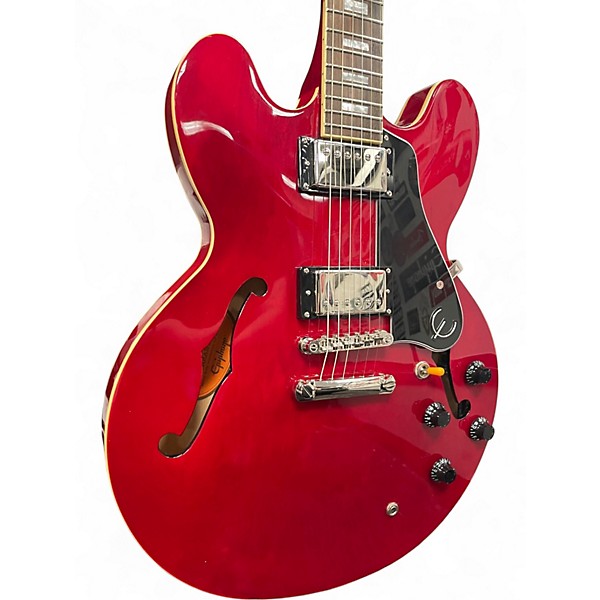Used Epiphone ES335 Pro Red Hollow Body Electric Guitar