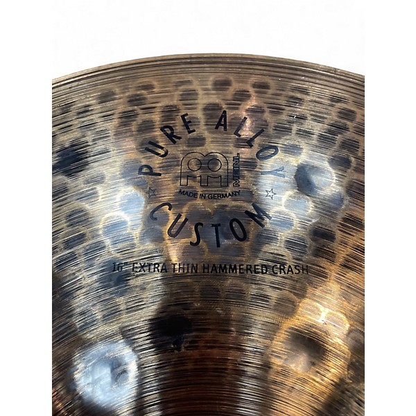 Used MEINL 16in EXTRA THIN HAMMERED CRASH Cymbal
