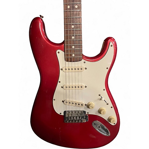 Used Fender Player Stratocaster Ruby Solid Body Electric Guitar
