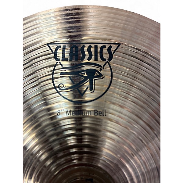 Used MEINL 8in classics medium bell Cymbal