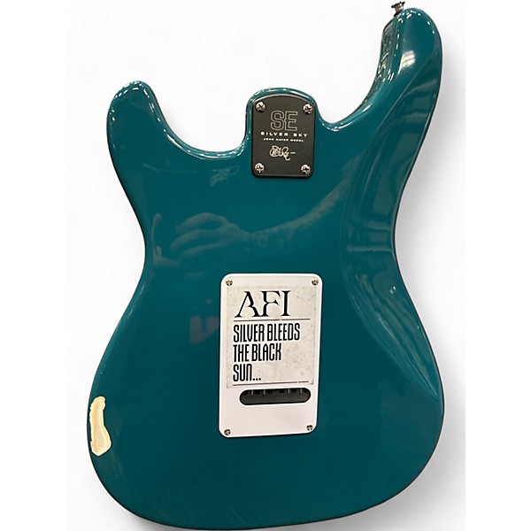 Used PRS SE Silver Sky nylon blue Solid Body Electric Guitar