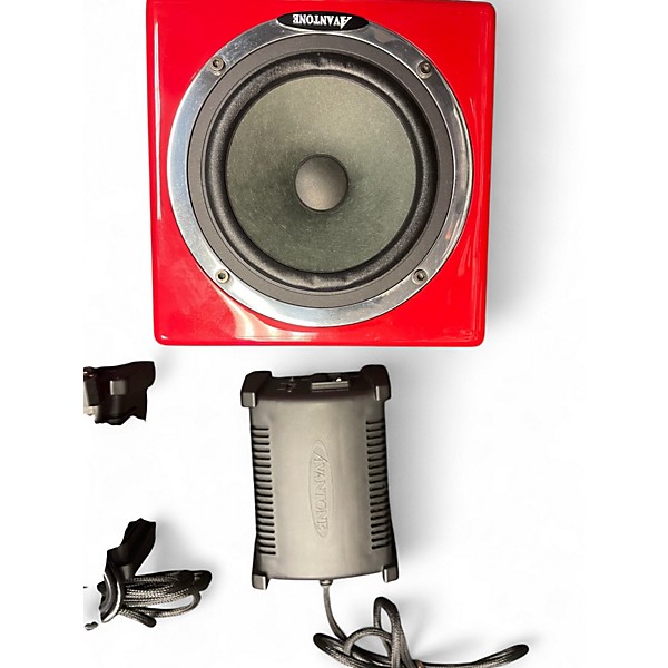 Used Avantone Mix Cube Pair Red Powered Monitor