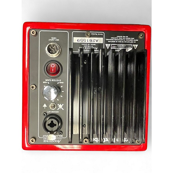 Used Avantone Mix Cube Pair Red Powered Monitor