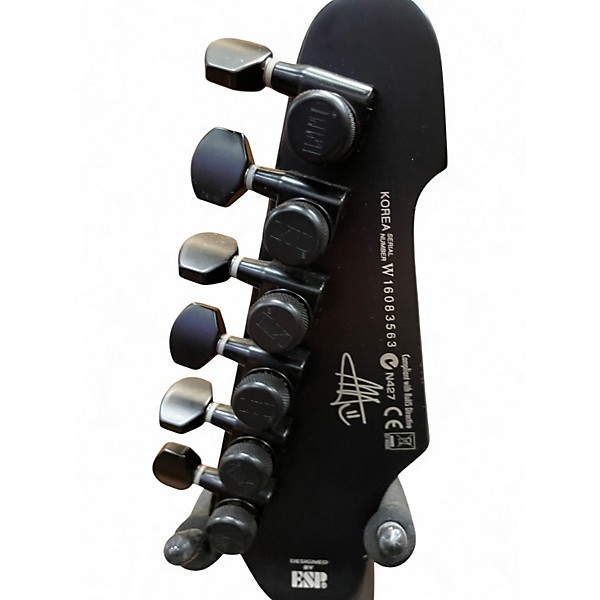 Used ESP AA600 Black Solid Body Electric Guitar