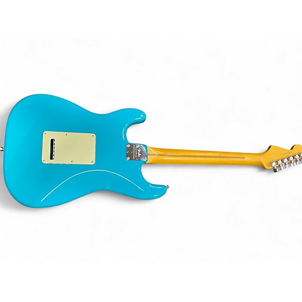 Used 2025 Fender American Professional II Stratocaster Miami Blue Solid Body Electric Guitar