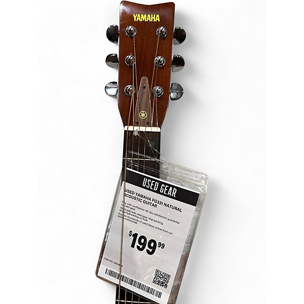 Used Yamaha FG331 Natural Acoustic Guitar