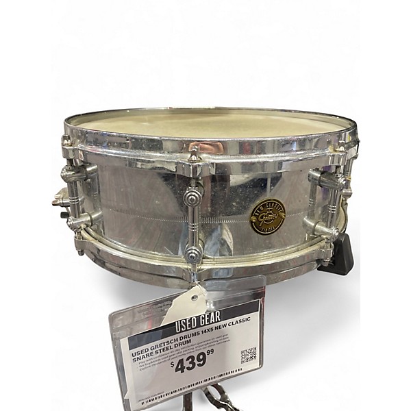 Used Gretsch Drums 14X5 New Classic Snare Steel Drum