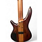 Used Ibanez SR875 W/AGUILAR PICKUPS/DROP TUNER BROWN TOPAZ BURST FLAT Electric Bass Guitar