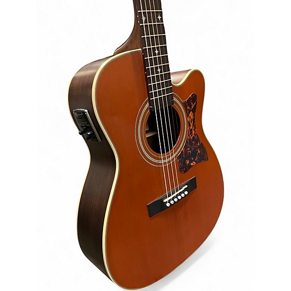 Used Epiphone MASTERBILT EF-500RCCE Vintage Natural Acoustic Electric Guitar