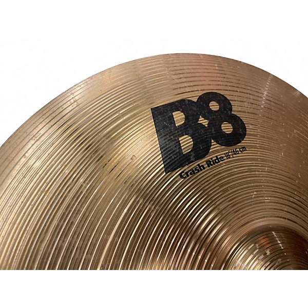 Used SABIAN 18in B8 Crash Ride Cymbal