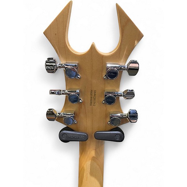 Used B.C. Rich Warlock Acrylic Clear Solid Body Electric Guitar