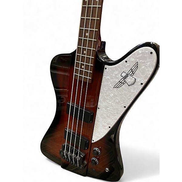 Used Epiphone Thunderbird E1 2 Tone Sunburst Electric Bass Guitar