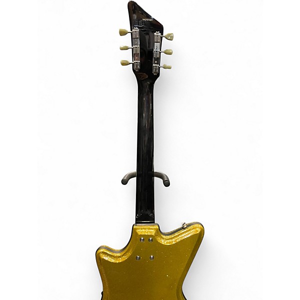 Used Airline JETSONS '59 Deluxe Gold Metal Flake Metallic Gold Solid Body Electric Guitar