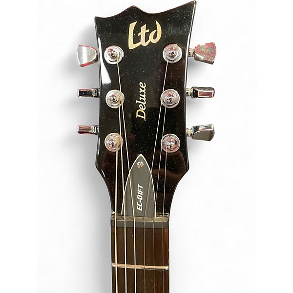 Used ESP LTD EC1000 Deluxe Anaconda Burst Solid Body Electric Guitar