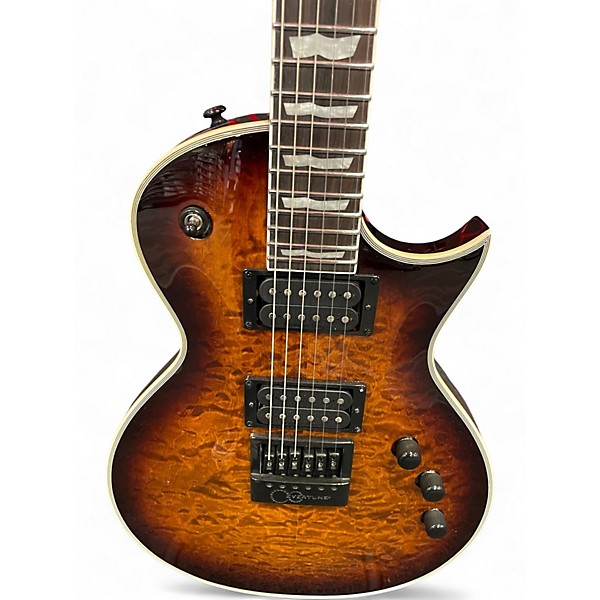 Used ESP LTD EC10FT Black Solid Body Electric Guitar