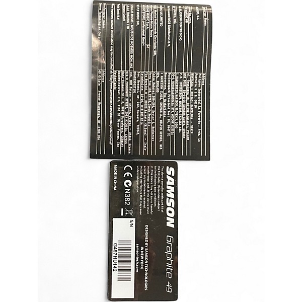 Used Samson Graphite 49 Key MIDI Controller