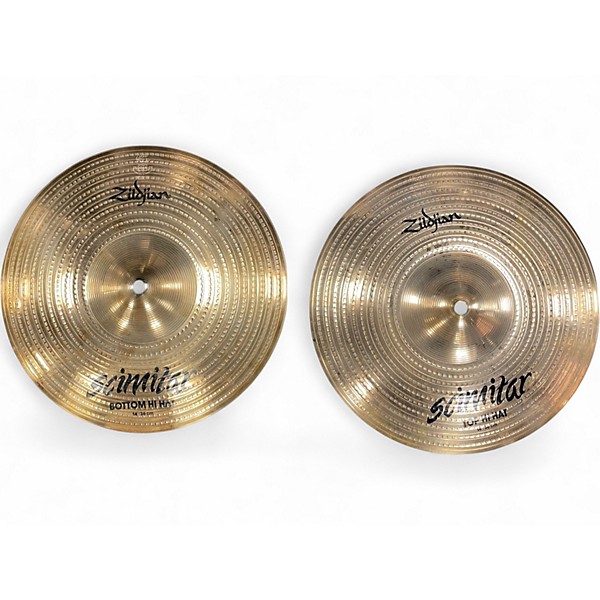 Used Zildjian 14in Scimitar Hi Hat Pair Cymbal