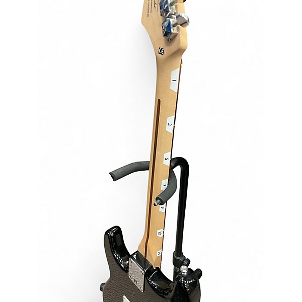 Used Squier Bullet Stratocaster Black and White Solid Body Electric Guitar