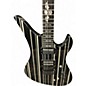 Used Schecter Guitar Research Synyster Gates Signature Custom S Black with Silver Pinstripes Solid Body Electric Guitar
