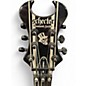 Used Schecter Guitar Research Synyster Gates Signature Custom S Black with Silver Pinstripes Solid Body Electric Guitar