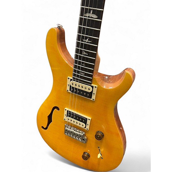 Used PRS SE Custom 22 Semi-Hollowbody TRANS YELLOW Hollow Body Electric Guitar