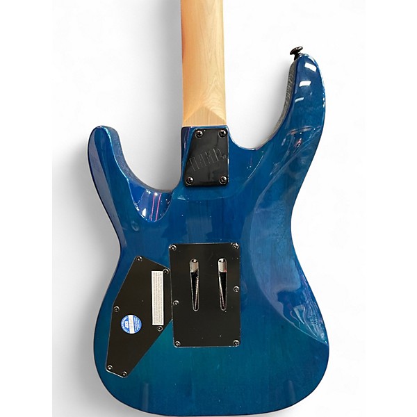 Used ESP LTD MH203 See Thru Blue Solid Body Electric Guitar
