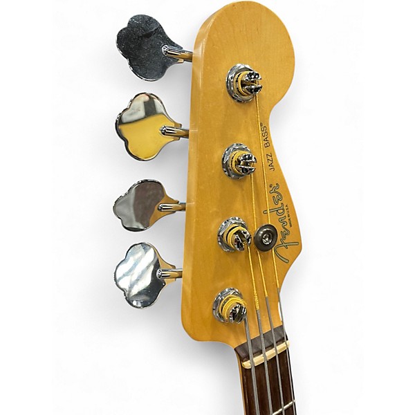 Used Fender American Standard Jazz Bass Black Electric Bass Guitar