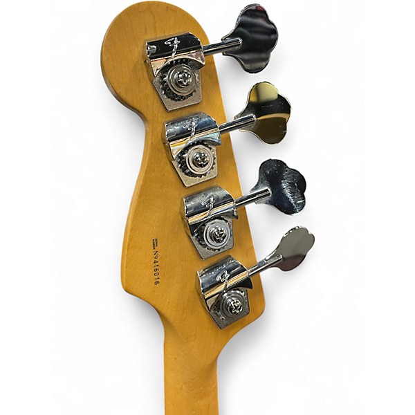 Used Fender American Standard Jazz Bass Black Electric Bass Guitar