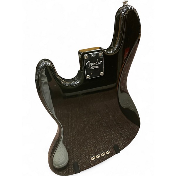 Used Fender American Standard Jazz Bass Black Electric Bass Guitar