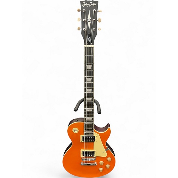 Used Harley Benton SC CUSTOM III SATIN ORANGE TOP Solid Body Electric Guitar
