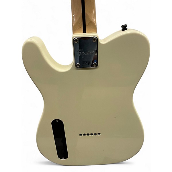 Used Jason Yots White Hollow Body Electric Guitar