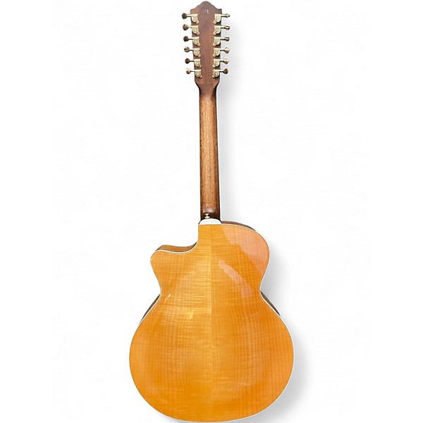 Used Guild F-25 12CE Deluxe Natural 12 String Acoustic Electric Guitar