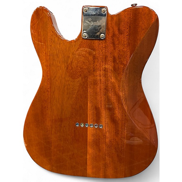 Used Squier Paranormal Esquire Deluxe Okoume Natural Solid Body Electric Guitar