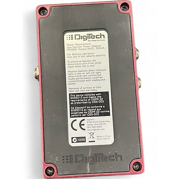 Used DigiTech BASS DRIVER Bass Effect Pedal